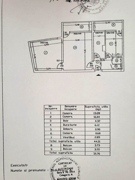 Universitate, 2 camere mobilat/ utilat, Bd. Balcescu/ negociabil.